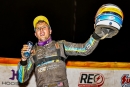 Nick Hoffman captured his first DIRTcar Summer Nationals victory July 13 at Wayne County Speedway in Orrville, Ohio. (Tyler Carr)