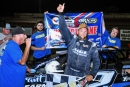 Jason Jameson earned $5,000 Aug. 15 at Moler Raceway Park in Williamsburg, Ohio, for an Valvoline American Late Model Iron-Man Series victory. (Ryan Roberts)