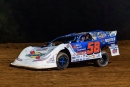 Garrett Alberson won Aug. 29&#039;s Hillbilly Hundred prelim at Lernerville Speedway in Sarver, Pa., on the Lucas Oil Late Model Dirt Series. (heathlawsonphotos.com)