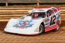 Ryan Montgomery earned a $2,000 Super Late Model victory Aug. 29 at Tyler County Speedway in Middlebourne, W.Va. (Zach Yost)