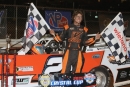 Jeremy Steele earned $5,000 on Aug. 30 at Natural Bridge (Va.) Speedway for his Crystal Cup victory on the American All-Star Series for Crate Late Models. (Clifford Dove)