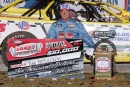 Tim McCreadie captured Oct. 10&#039;s World of Outlaws Real American Beer Late Model Series weekend opener at Boothill Speedway in Greenwood, La. (scottscustomart.com)