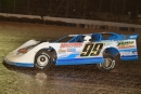 Kyle Hardy heads for a $4,100 Steel City Stampede victory on the RUSH Crate Late Model Series on Oct. 11 at Lernerville Speedway in Sarver, Pa. (Howie Balis)