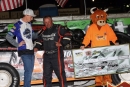 Nick Marolf earned $3,500 on Oct. 11 at a dirt-covered Hawkeye Downs Speedway in Cedar Rapids, Iowa. (mikerueferphotos.photoreflect.com)