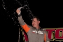Anthony Sanders won March 7's Cagle Automotive Blue Ridge Outlaw Late Model Series opener at Carolina Speedway in Gastonia, N.C. (Steve Moore)