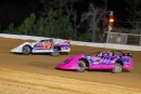 Mark Whitener (5) outran Rusty Schlenk (91) to win March 20's Ultimate Southeast Series event at Blackwater Speedway in Baker, Fla. (Austin Thomason)
