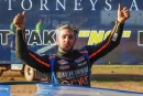 Kyle Hardy won April 11's Burlile Ohio Valley Late Model Dirt Series eventat West Virginia Motor Speedway in Mineral Wells, W.Va. (Zach Yost)