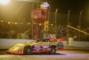 Justin Weaver takes the checkers June 7 at Potomac Speedway in Budds Creek, Md., en route to his first career Selinsgrove Ford Appalachian Mountain Speedweek victory. (Jason Walls/wrtspeedwerx.com)