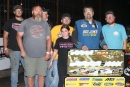 Joey Pederson won his 12th career Northern Late Model Racing Association victory June 19 at Norman County Raceway in Ada, Minn. (speedway-shots.com)