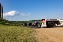 Cars in staging ahead of June 20's DIRTcar Summer Nationals event at I-55 Federated Raceway Park in Pevely, Mo. (highsideraceshots.com)