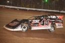 Dave Hess Jr. won a heat and the dash June 26 at Lernerville Speedway in Sarver, Pa., in RUSH Crate Late Model action. (Howie Balis)