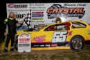 Kyle Hunt won his first Super Late Model feature June 27 at Crystal (Mich.) Motor Speedway. (Chris Johnston)