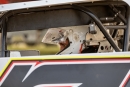 Joel Bennett on July 18 at Plymouth (Wis.) Dirt Track. He won Plymouth's Late Model feature along with weekend victories at 141 and Outagamie. (Shawn Mueller)