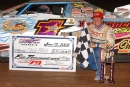 Chub Frank earned $5,000 on July 6, 2003, for his Renegades STARS victory at I-79 Speedway in Shinnston, W.Va. (rickschwalliephotos.com)