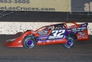 Pole-starting Bobby Pierce of Oakwood, Ill., led all 40 laps largely unchallenged to win Saturday&#039;s fifth round of the 19th annual Wild West Shootout at Vado (N.M.) Speedway Park. (mikerueferphotos.photoreflect.com)