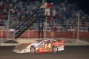 Kyle Berck of Marquette, Neb., took advantage of a lap-47 restart to the lead the final three laps of the 2005 WDRL-sanctioned KPTH Fox 44 Cookies Food Products 50 at Buena Vista Raceway. (Jeff Bylsma)