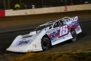 Ben Watkins on his way to a $5,000 victory in March 8&#039;s Carolina Clash Super Late Model Series season opener at County Line Raceway in Elm City, N.C. (Kevin Ritchie)