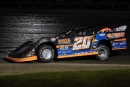 Ricky Thornton Jr. on his way to a $25,000 victory in May 9&#039;s Lucas Oil Series-sanctioned Farmer City 74 at Farmer City (Ill.) Raceway. (Braden Rouse)