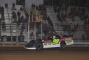 Dallon Murty takes the checkers May 10 at Independence (Iowa) Motor Speedway for his first career Malvern Bank East Super Late Model Series victory. (mikerueferphotos.photoreflect.com)