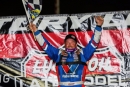 Brandon Sheppard won his first Lucas Oil Late Model Dirt Series race of the season July 4 at Atomic Speedway near Chillicothe, Ohio. (heathlawsonphotos.com)