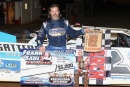 Gregg Satterlee earned $5,000 for July 12&#039;s Super Late Model victory in the Frank Sagi Tribute at Hagerstown (Md.) Speedway. (Clifford Dove)