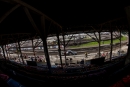 A view of Fairbury (Ill.) Speedway from the frontstretch covered grandstand before the start of July 26&#039;s Prairie Dirt Classic finale. (Tyler Carr)