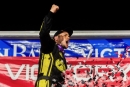 Ricky Thornton Jr. on Aug. 23 earned a $50,000 Lucas Oil Late Model Dirt Series victory at Port Royal (Pa.) Speedway. (heathlawsonphotos.com)