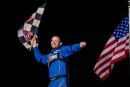 Tyler Cain won Oct. 4&#039;s Super Late Model feature at Brownstown (Ind.) Speedway. (Ryan Roberts)