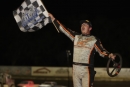 Hayden Cardwell earned $30,000 for Oct. 18&#039;s Powell Family Memorial victory in Crate Late Model action at All-Tech Raceway in Ellisville, Fla. (Chris Anderson)
