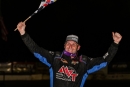 Mike Marlar won $5,000 and $15,000 Atomic Speedway features Oct. 24-25 on the Valvoline American Late Model Iron-Man Series. (Tyler Carr)